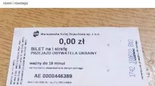 Aktualnie czytasz: "Рівні і рівніші"?  Громадяни України і оплата за проїзд на WKD 