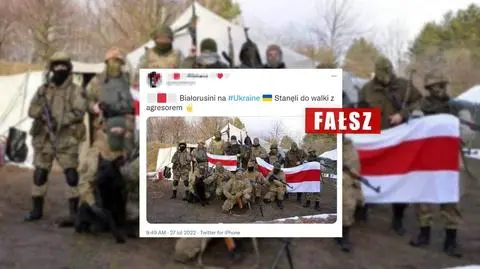 Białorusini "na Ukrainie stanęli do walki z agresorem"? To zdjęcie nie jest aktualne