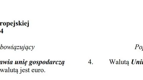 "Furtka do szybkiego wprowadzenia euro w Polsce"? Konfederacja nie ma racji