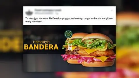 "Burger Bandera w McDonald's? Wyjaśniamy pochodzenie tej nazwy