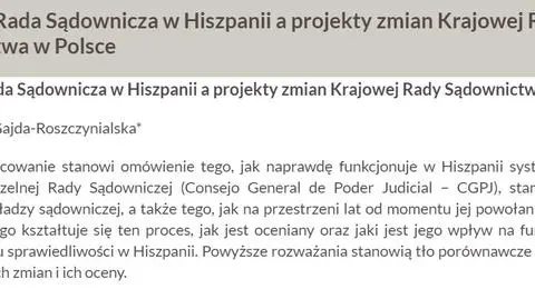 Ziobro: hiszpańska rada sądownictwa to kopiuj-wklej polskiej. Nieprawda