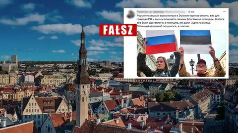 Rosjanie protestowali w Estonii i zostali deportowani? "Te informacje są fałszywe"