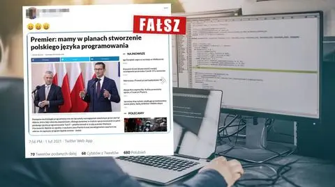 Mateusz Morawiecki zapowiedział stworzenie polskiego języka programowania? To żart