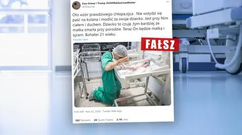 Nie, to nie jest zdjęcie dziecka, którego matka zmarła przy porodzie