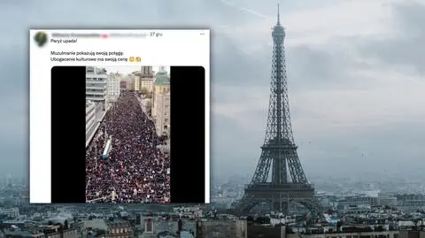 "Paryż upada"? To nagranie nie pochodzi z Francji