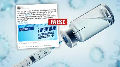 Druga edycja loterii szczepionkowej? "To zwyczajne kłamstwo"