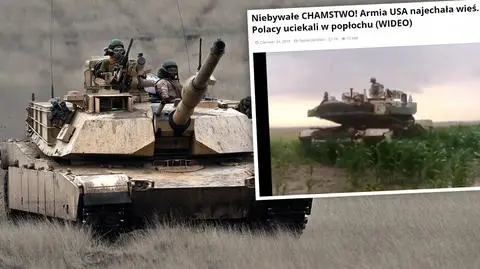 Nie. Polacy nie uciekali w popłochu przed amerykańskimi czołgami