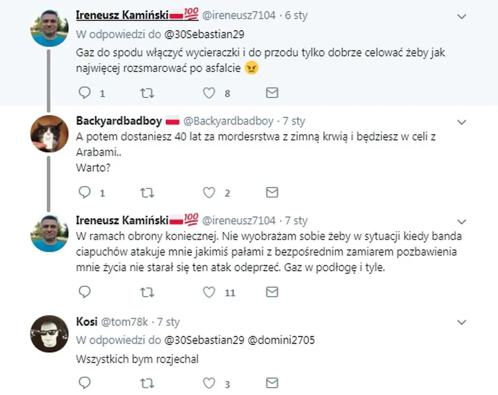 Komentarze internautów