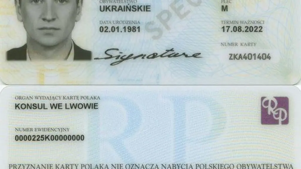 Wygląd Karty Polaka