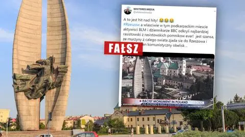 BBC zrobiło materiał o rasistowskim pomniku w Rzeszowie? To fake news