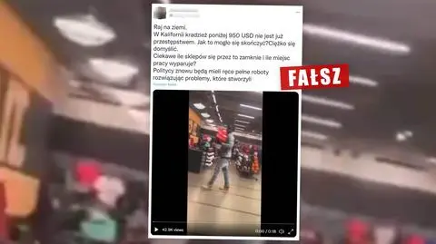 W Kalifornii kradzież poniżej 950 dolarów "nie jest już przestępstwem"? Prawo zmieniono, ale nie tak