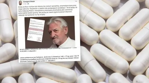 Poseł Braun kontra profesor Horban, czyli wraca temat amantadyny jako leku na COVID-19