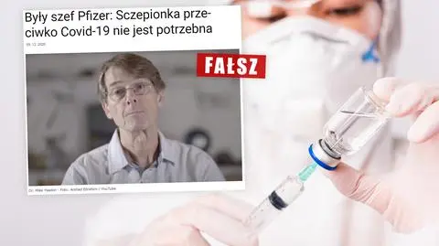 Były szef Pfizera twierdzi, że szczepionki na COVID-19 są niepotrzebne? Manipulacja na dwóch poziomach