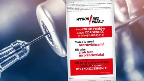 Ozdrowieńcy mają już odporność, więc nie muszą się szczepić? To fałszywa teza