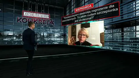 Czy niezaszczepieni mogą zagrażać zaszczepionym? Odpowiada "Koronawirus Konkret24"