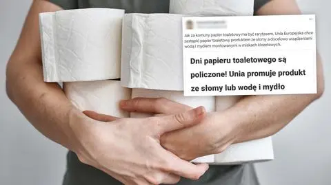 "UE chce zrezygnować z papieru toaletowego", "ma być ze słomy". To nieprawda