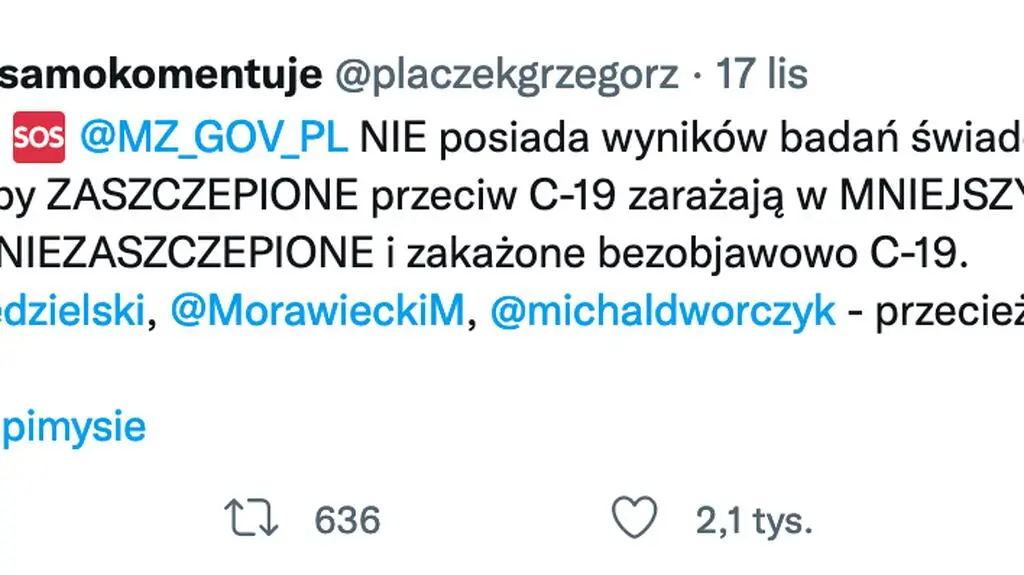 Wpis Grzegorza Płaczka