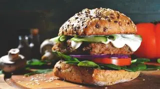 Wegański burger