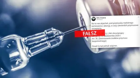 Pod przykrywką zamieszania z aborcją zatwierdzili przymusowe szczepienia? Nie, to przepis z 2009 roku