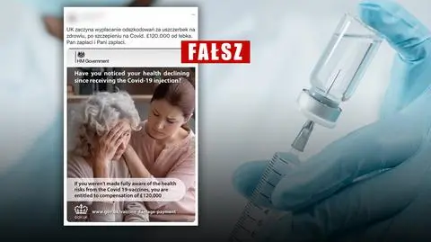 120 tysięcy funtów za brak informacji o ryzyku szczepienia? To manipulacja