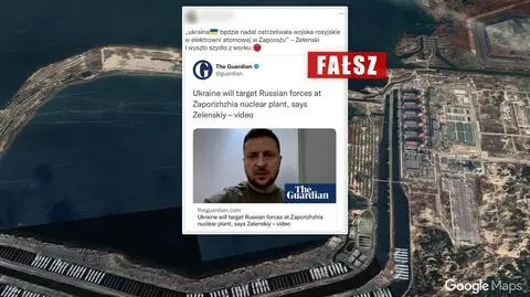 Rosyjska dezinformacja o elektrowni w Zaporożu. Eksperci: gra na ludzkim strachu