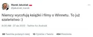 Tweet posła Marka Jakubiaka