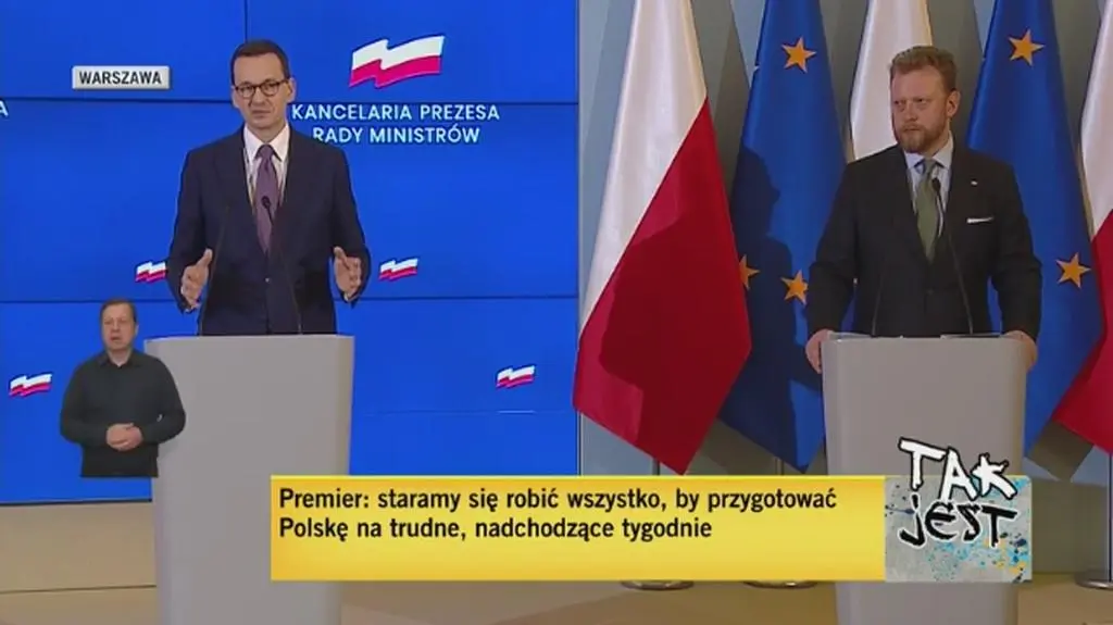 Premier: wprowadzamy stan epidemii