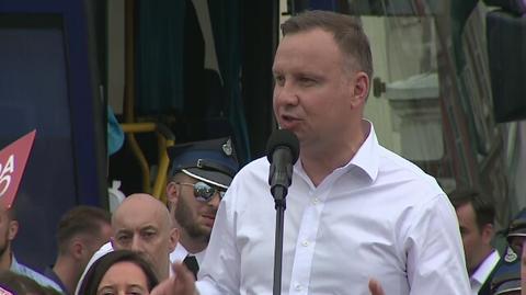 Andrzej Duda o Donaldzie Tusku i reformie emerytalnej