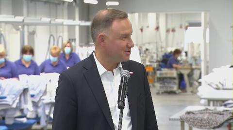 Andrzej Duda z wizytą w zakładach Polanex