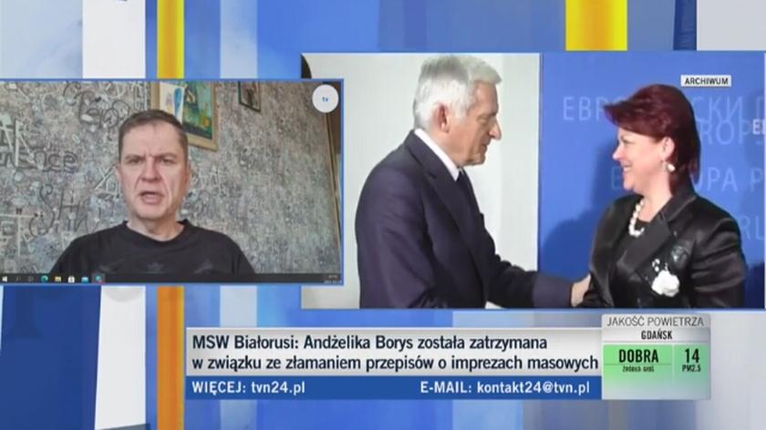 Andrzej Poczobut o aresztowaniu Andżeliki Borys