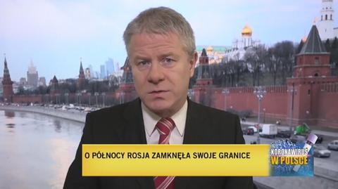 Andrzej Zaucha o epidemii koronawirusa w Moskwie