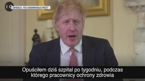 Boris Johnson opuścił szpital