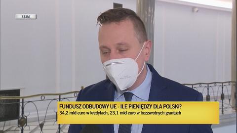 Brejza o Funduszu Odbudowy: niech premier spojrzy głęboko w oczy m.in. polskim przedsiębiorcom i powie, że te pieniądze są niepotrzebne