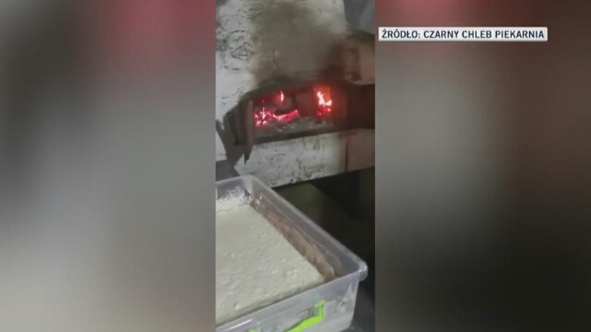 Bucza. Piekarz z Poznania pomaga uruchomić ponownie piekarnię