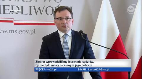 Ziobro: wprowadzimy zmiany w postępowaniach gospodarczych