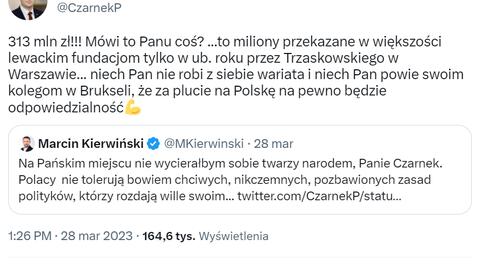 Czarnek: rozdaliśmy ponad 200 milionów złotych na podmioty niesamorządowe