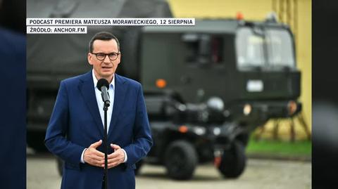 Mateusz Morawiecki w podcaście: do Odry zrzucono ogromne ilości odpadów chemicznych