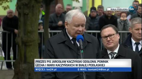 "Muszę podziękować z całego serca za to, że tu, w Białej Podlaskiej, stanął ten pomnik"
