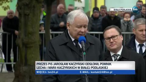 "Muszę podziękować z całego serca za to, że tu, w Białej Podlaskiej, stanął ten pomnik"