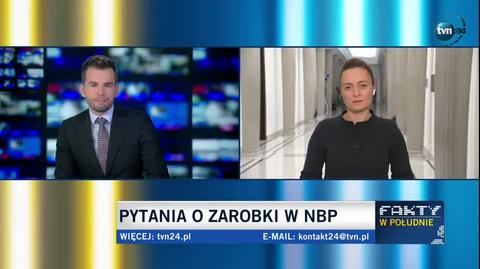 Politycy o sprawie wynagrodzeń w NBP