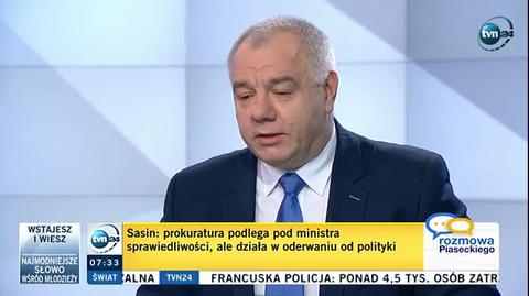 Sasin: urzędnicy KNF w sprawie SKOK Wołomin wykazali się "przestępczą bezczynnością"