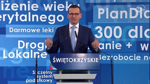 Morawiecki na konwencji samorządowej w Kielcach