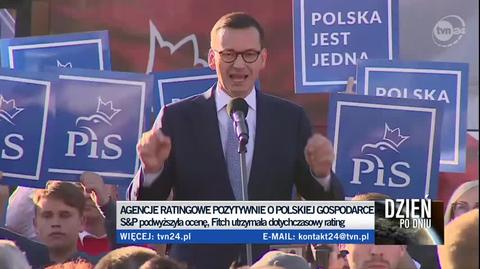 Morawiecki o wzroście gospodarczym w Polsce