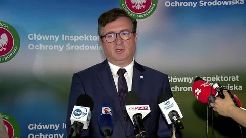 10 sierpnia 2022. Prezes Wód Polskich Przemysław Daca o sytuacji rzeki Odry