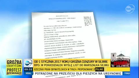 Dostęp do informacji zapewnia konstytucja