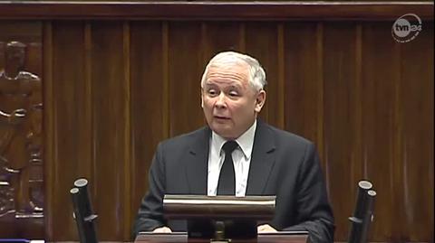 26.11.2014 | Kaczyński powiedział z mównicy: wybory zostały sfałszowane 