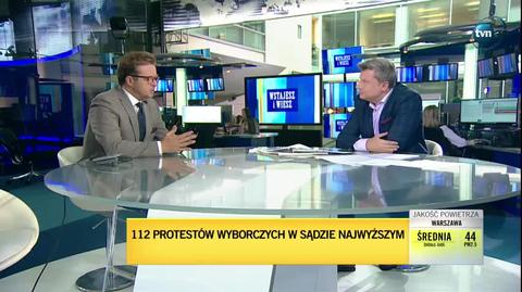 Wawrykiewicz: nie ma żadnych podstaw, a przede wszystkim nie ma dowodów, żeby sąd mógł uznać takie protesty wyborcze za słuszne