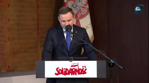 Prezydent: tamte czas są dla młodych abstrakcją. Jako przykład przywołuje żart