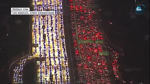 Korek gigant w Los Angeles. Amerykanie wyjeżdżają na święto dziękczynienia