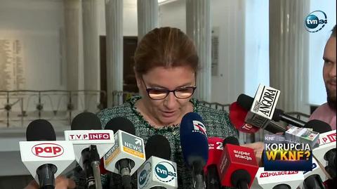 Beata Mazurek o komunikacie bankowym KE z 2013 r.